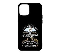 God Pulled You Out Of The Pit Recovery Faith Design Case for iPhone 12/12 Pro