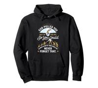 God Pulled You Out Of The Pit Recovery Faith Design Pullover Hoodie