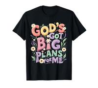 God’s Got Big Plans for Me Pastel Christian Design T-Shirt