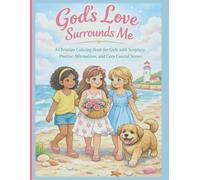 God’s Love Surrounds Me: A Christian Coloring Book for Girls Ages 6-10 Featuring Scripture, Positive Affirmations, and Cozy Coastal Scenes