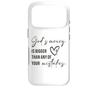 God’s Mercy Is Bigger Than Any of Your Mistakes Faith Quote Case for iPhone 17 Pro