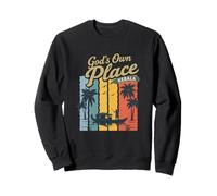 God’s Own Place Kerala Retro Backwater Design Sweatshirt