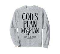 God’s Plan - My Plan, Bible Verse, Christian Jesus Faith Sweatshirt