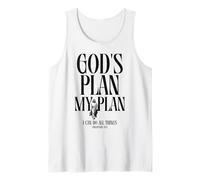 God’s Plan - My Plan, Bible Verse, Christian Jesus Faith Tank Top