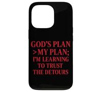 God’s plan > my plan Christian Quote The Bible Case for iPhone 13 Pro