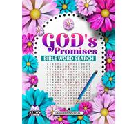 God’s Promises Bible Word Search: Large Print Puzzles with Scripture Verses for Inspiration and Encouragement (Scripture Verses Puzzle Books)