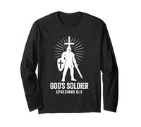 God’s Soldier Christian Ephesians 6:11 Spiritual Armor Long Sleeve T-Shirt