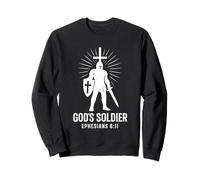 God’s Soldier Christian Ephesians 6:11 Spiritual Armor Sweatshirt