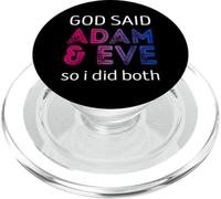 God said adam and eve so i did both Bisexual Pride PopSockets PopGrip for MagSafe