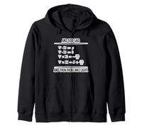 God Said Maxwell Equations Then Light Physics Student Gift Zip Hoodie
