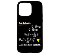 God Said Maxwells Equations and Then There Was Light Physics Case for iPhone 15 Pro Max