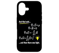 God Said Maxwells Equations and Then There Was Light Physics Case for iPhone 17