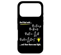 God Said Maxwells Equations and Then There Was Light Physics Case for iPhone 17 Pro