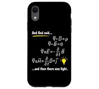 God Said Maxwells Equations and Then There Was Light Physics Case for iPhone XR