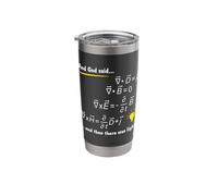 God Said Maxwells Equations and Then There was Light Physics Stainless Steel Insulated Tumbler