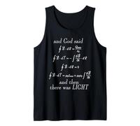 God Said Maxwell's Equations Integral Form Geeks T Shirts Tank Top