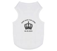 'God Save The King' Pet Dog/Cat T-Shirt (PT00105008)
