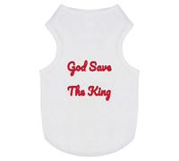 'God Save The King' Pet Dog/Cat T-Shirt (PT00105548)