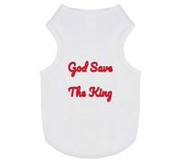 'God Save The King' Pet Dog/Cat T-Shirt (PT00105549)