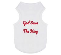 'God Save The King' Pet Dog/Cat T-Shirt (PT00105550)
