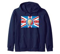 God Save The King Shirt Charles III Union Jack King Charles Zip Hoodie