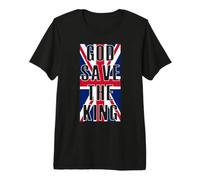 God Save The King Tshirt Charles III Tee The Third Royal Premium T-Shirt
