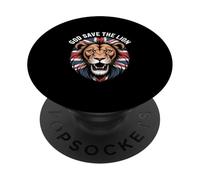 God Save The Lion UK Pride Bold Heritage PopSockets Adhesive PopGrip