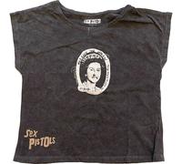 God Save The Queen Crop Top Sex Pistols Black L