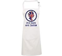 God Save The Queen Punk MOD Queens Platinum Jubilee - Apron - Chef Cook Baker