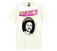 God Save The Queen Sex Pistols Logo T-Shirt Amplified White XS