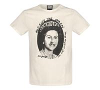 God Save The Queen Sex Pistols Vintage T-Shirt Amplified White M
