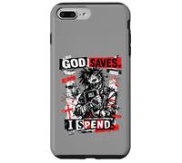 God Saves I Spend Christ Jesus Vintage Christian Emo Punk Case for iPhone 7 Plus/8 Plus