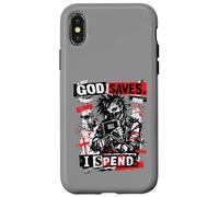 God Saves I Spend Christ Jesus Vintage Christian Emo Punk Case for iPhone X/XS