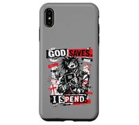 God Saves I Spend Christ Jesus Vintage Christian Emo Punk Case for iPhone XS Max