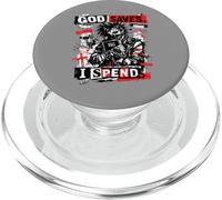 God Saves I Spend Christ Jesus Vintage Christian Emo Punk PopSockets PopGrip for MagSafe