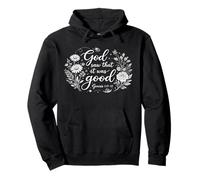 God Saw That It Was Good Genesis 1:31 Christian Faith Bible Pullover Hoodie