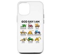 God Say I Am Handsome Accepted Strong Trucks and Tractors Case for iPhone 12/12 Pro