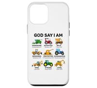 God Say I Am Handsome Accepted Strong Trucks and Tractors Case for iPhone 12 mini