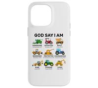 God Say I Am Handsome Accepted Strong Trucks and Tractors Case for iPhone 14 Pro Max