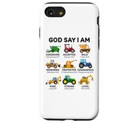 God Say I Am Handsome Accepted Strong Trucks and Tractors Case for iPhone SE (2020) / 7/8