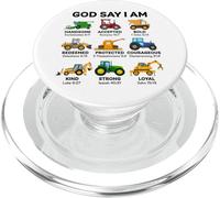 God Say I Am Handsome Accepted Strong Trucks and Tractors PopSockets PopGrip for MagSafe