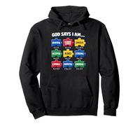 God Says I Am Autism Faith Puzzle Pullover Hoodie