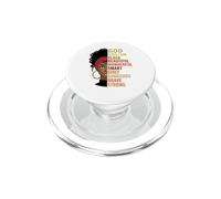 God Says I Am Black African American Pride PopSockets PopGrip for MagSafe