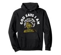 God Says I Am Black History Month Pullover Hoodie