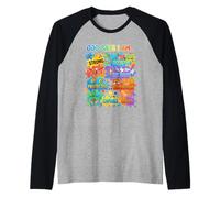 God Says I Am Christian Autism Awareness Puzzle Faith Raglan Baseball Tee