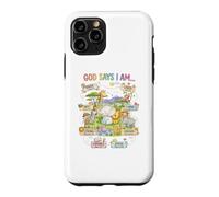 God Says I Am Loved Joyful Positive Animal Design Case for iPhone 11 Pro