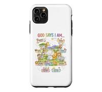 God Says I Am Loved Joyful Positive Animal Design Case for iPhone 11 Pro Max