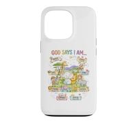 God Says I Am Loved Joyful Positive Animal Design Case for iPhone 13 Pro