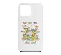 God Says I Am Loved Joyful Positive Animal Design Case for iPhone 13 Pro Max