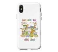 God Says I Am Loved Joyful Positive Animal Design Case for iPhone X/XS
